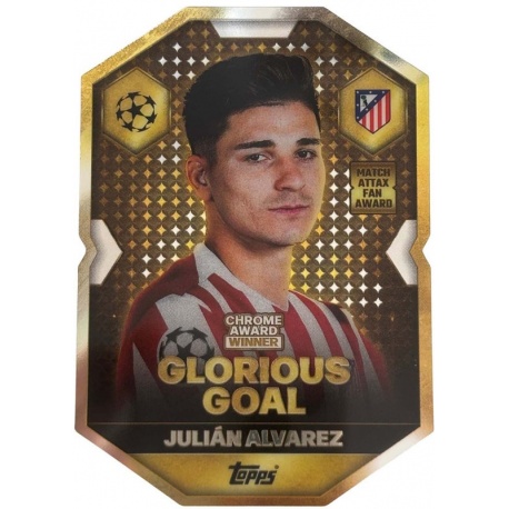 Julián Alvarez Glorious Goal Chrome Award Winner Atlético Madrid CA 4