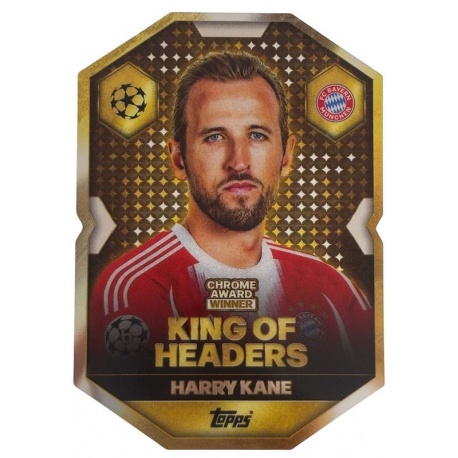 Harry Kane King of Headers Chrome Award Winner Bayern München CA 7