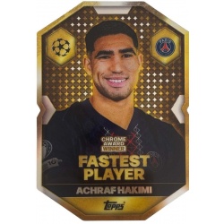 Achraf Hakimi Fastest Player Chrome Award Winner PSG CA 8