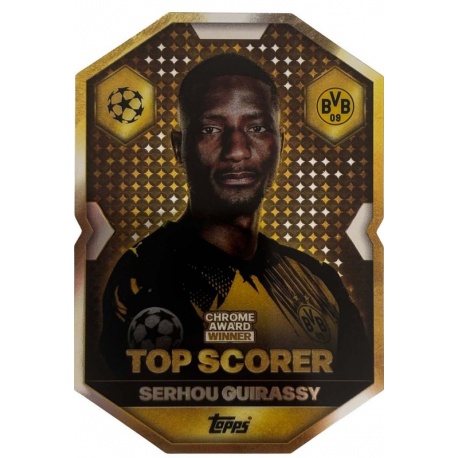Serhou Guirassy Top Scorer Chrome Award Winner Borussia Dortmund CA 9