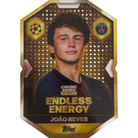 João Neves Endless Energy Chrome Award Winner PSG CA 10