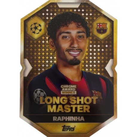 Raphinha Long Shot Master Chrome Award Winner Barcelona CA 11