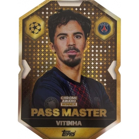 Vitinha Pass Master Chrome Award Winner PSG CA 12