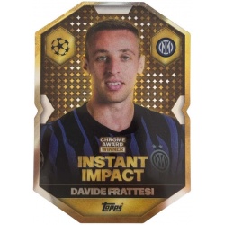 Davide Frattesi Instant Impact Chrome Award Winner Inter Milan CA 13
