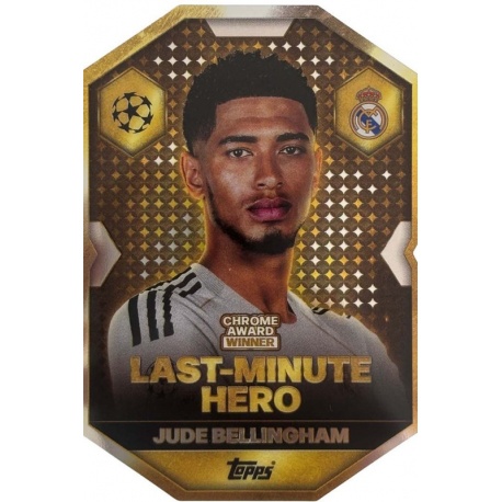 Jude Bellingham Last-Minute Hero Chrome Award Winner Real Madrid CA 16