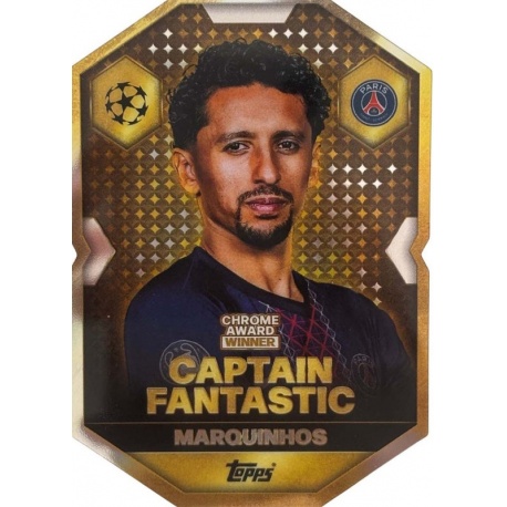 Marquinhos Captain Fantastic Chrome Award Winner PSG CA 18