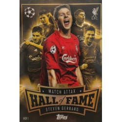 Steven Gerrard Match Attax Hall of Fame Liverpool HOF 1