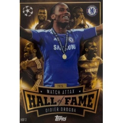 Didier Drogba Match Attax Hall of Fame Chelsea HOF 2
