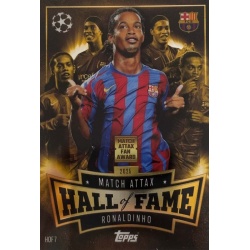 Ronaldinho Match Attax Hall of Fame Barcelona HOF 7