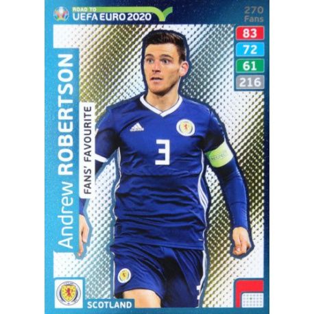 Andrew Robertson Fans Favourite 270 Adrenalyn XL Road To Uefa Euro 2020