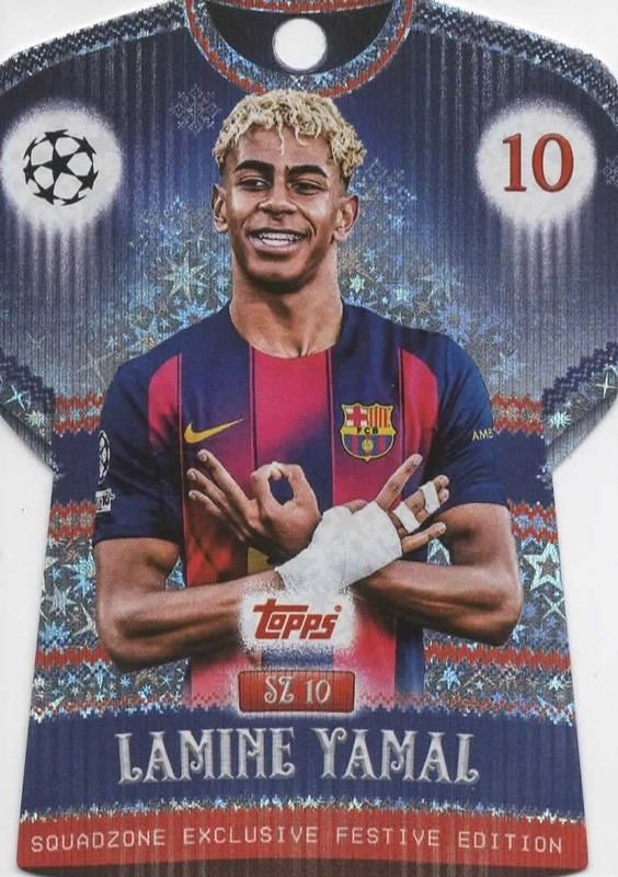 Shop Soccer Cards Barcelona Lamine Yamal Squadzone Barcelona SZ 10
