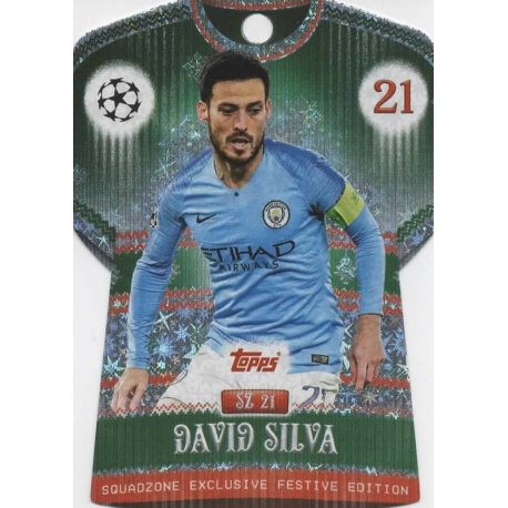David Silva Squadzone Manchester City SZ 21