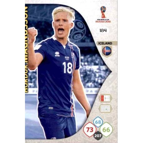 Hördur Magnússon Islandia 184 Adrenalyn XL World Cup 2018 