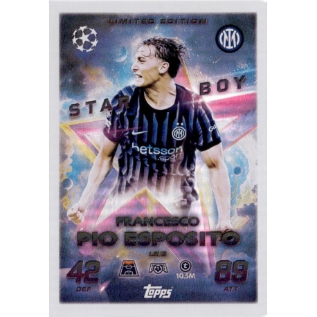Francesco Pio Esposito Starboy Limited Edition Inter Milan LE 03