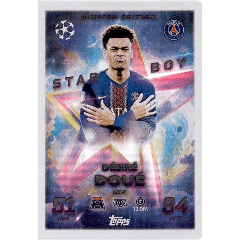 Shop Now PSG D sir Dou Starboy Limited Edition PSG LE 07 Topps 
