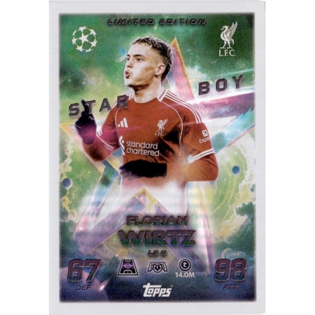 Florian Wirtz Starboy Limited Edition Liverpool LE 09