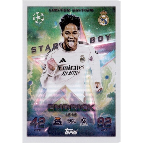 Endrick Starboy Limited Edition Real Madrid LE 10