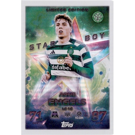 Arne Engels Starboy Limited Edition Celtic LE 12
