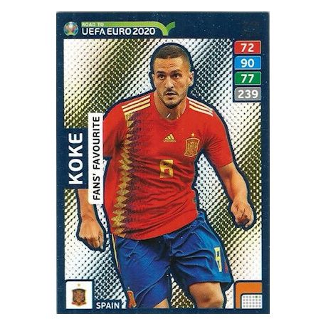 Koke Fans Favourite 245 Adrenalyn XL Road To Uefa Euro 2020