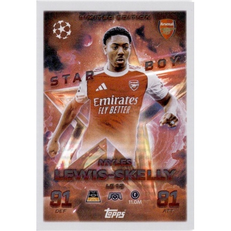Myles Lewis-Skelly Starboy Limited Edition Arsenal LE 13