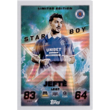 Jefte Starboy Limited Edition Rangers LE 27