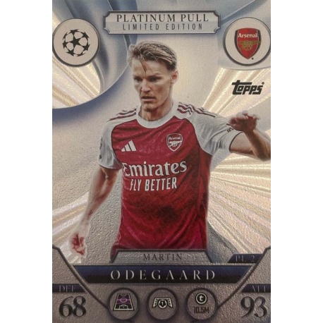 Martin Ødegaard Platinum Pull Arsenal PL 2