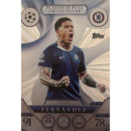 Enzo Fernádez Platinum Pull Chelsea PL 3