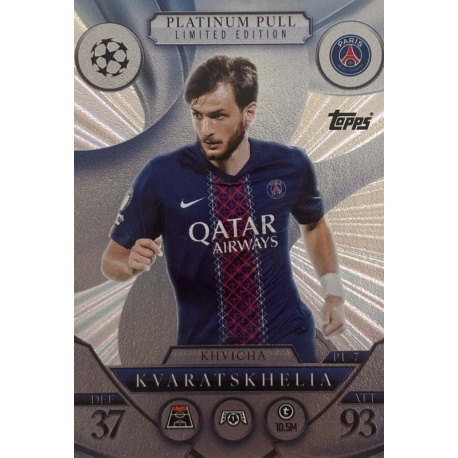 Khvicha Kvaratskhelia Platinum Pull PSG PL 7