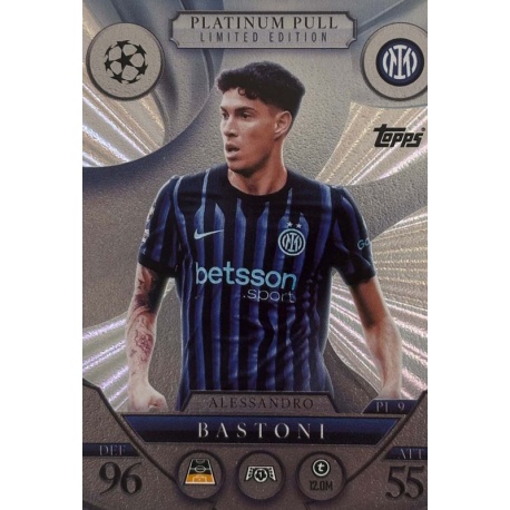 Alessandro Bastoni Platinum Pull Inter Milan PL 9