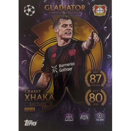 Granit Xhaka Battlers Bayer 04 Leverkusen GLE 12