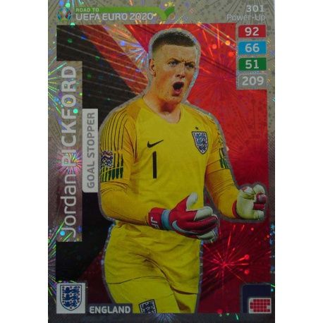 Jordan Pickford Goal Stopper 301 Adrenalyn XL Road To Uefa Euro 2020