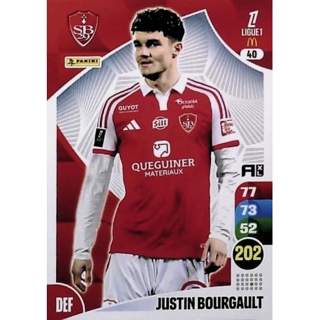 Justin Bourgault Stade Brestois 29 40