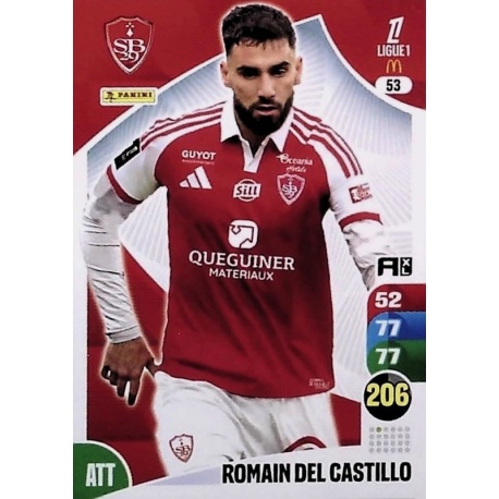 Romain Del Castillo Stade Brestois 29 53