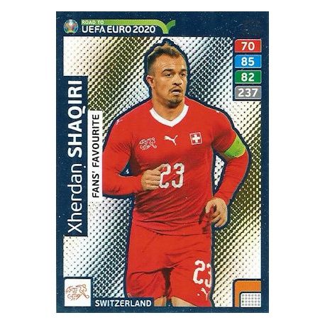 Xherdan Shaqiri Fans Favourite 272 Adrenalyn XL Road To Uefa Euro 2020