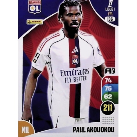 Paul Akouokou Olympique Lyonnais 136