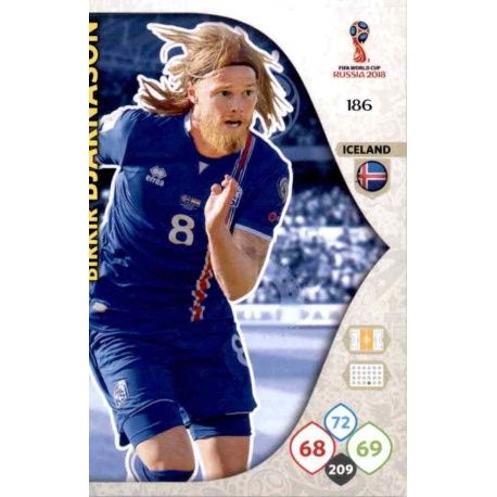 Birkir Bjarnason Islandia 186 Adrenalyn XL World Cup 2018 