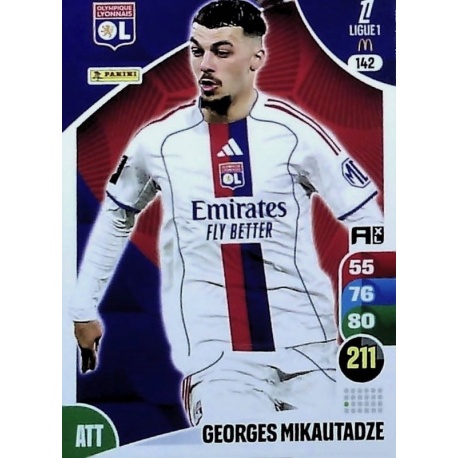 Georges Mikautadze Olympique Lyonnais 142