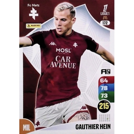 Gauthier Hein FC Metz 172