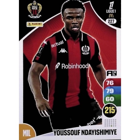 Youssouf Ndayishimiye OGC Nice 227