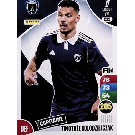 Timothée Kolodziejczak Paris FC 239