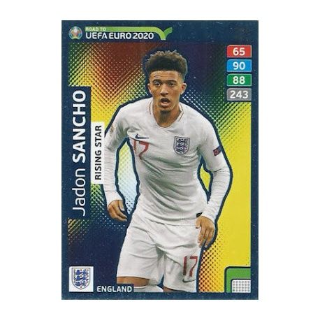 Jadon Sancho Rising Star 282 Adrenalyn XL Road To Uefa Euro 2020