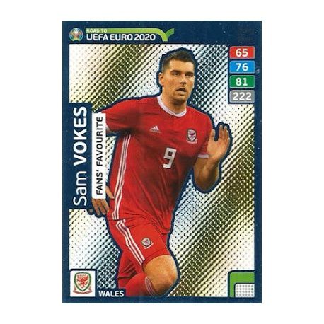 Sam Vokes Fans Favourite 279 Adrenalyn XL Road To Uefa Euro 2020