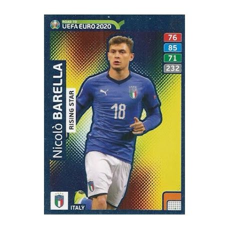 Nicolo Barella Rising Star 285 Adrenalyn XL Road To Uefa Euro 2020