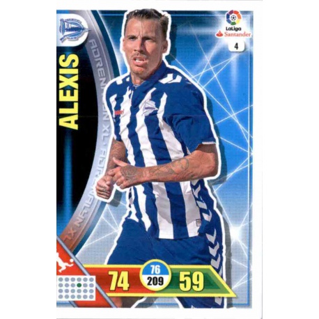 Alexis Alavés 4 Adrenalyn XL La Liga 2016-17