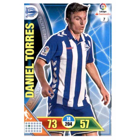 Daniel Torres Alavés 7 Adrenalyn XL La Liga 2016-17