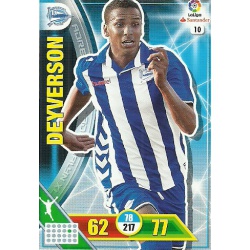 Deyverson Alavés 10 Adrenalyn XL La Liga 2016-17