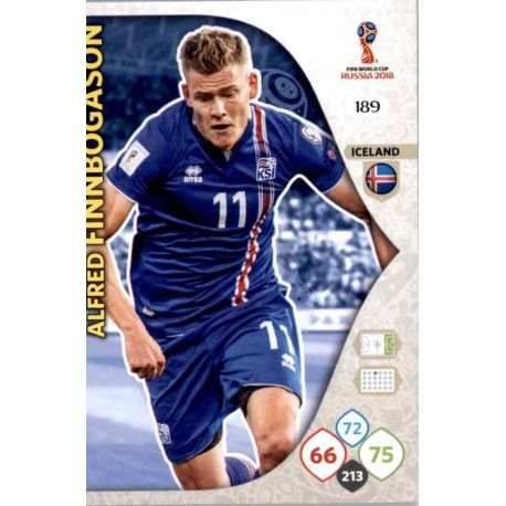 Alfred Finnbogason Islandia 189 Adrenalyn XL World Cup 2018 