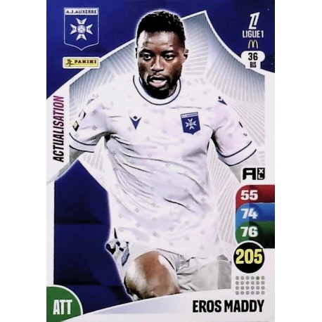 Eros Maddy Actualisation AJ Auxerre 36 Bis