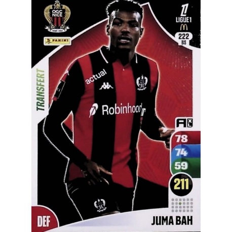 Juma Bah Transfert OGC Nice 222 Bis