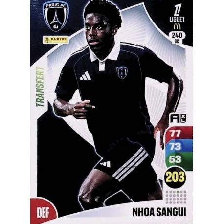 Nhoa Sangui Transfert Paris FC 240 Bis